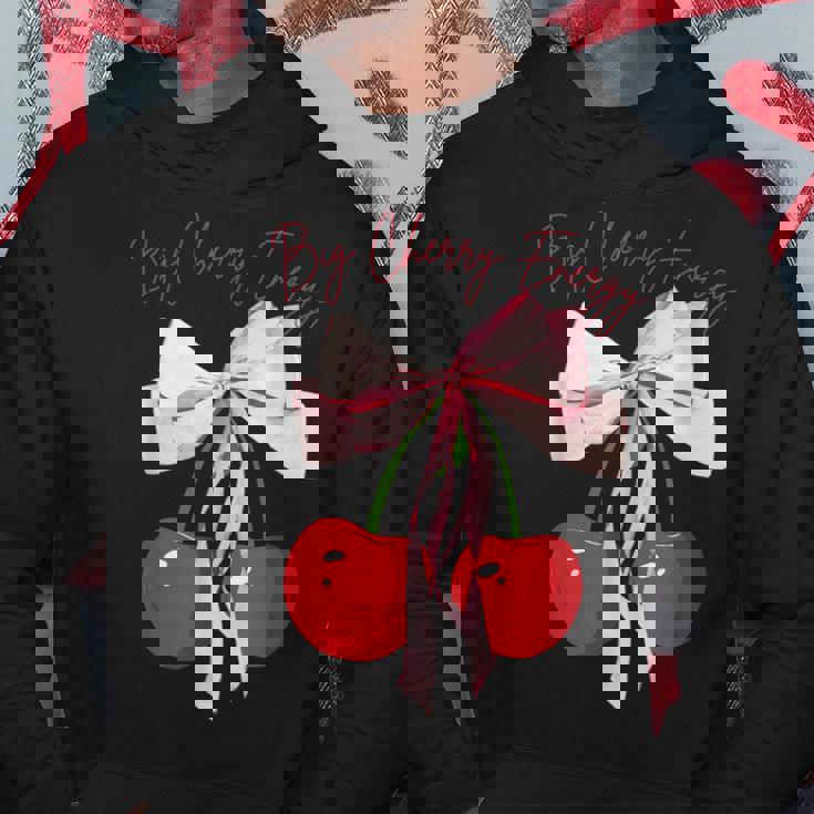 コケット さくらんぼのリボン ビッグチェリー エネルギー キュート コケット パーカー 面白い贈り物