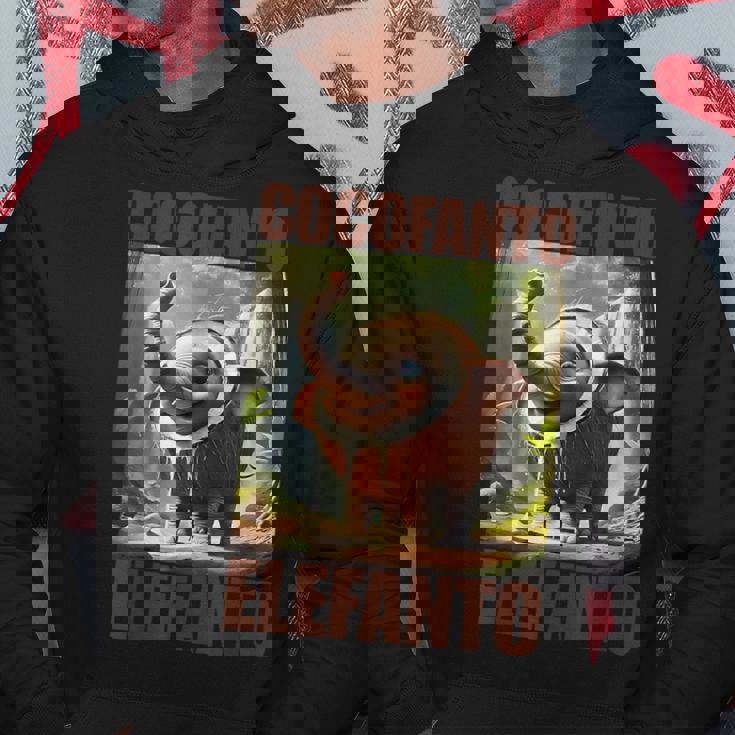 ココファントエレファント-イタリアンブレインロットミーム パーカー 面白い贈り物