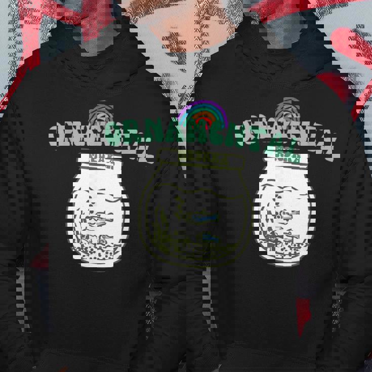 コットン オリジナル プリント ユーモア メダカ 鑑賞用 ロゴ パーカー 面白い贈り物