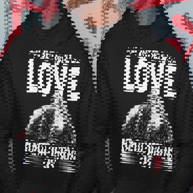 コモドドラゴンが大好き オーナー野生動物 コモドドラゴン パーカー 面白い贈り物