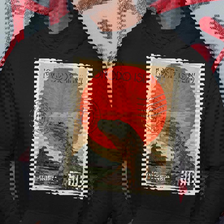 コモド島インドネシアコモドドラゴン パーカー 面白い贈り物