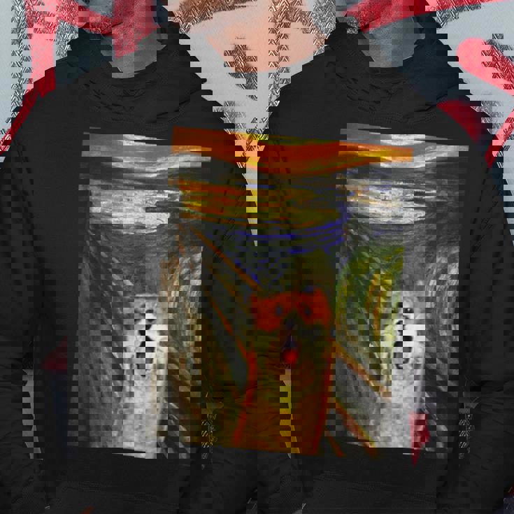 コーギー 面白いtシャツ 犬 ムンクの叫び かわいい メンズ 子供 おもしろ 服 ネタ わんこ パーカー 面白い贈り物