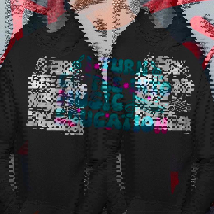 コーヒーを音楽教育学校の先生に変える パーカー 面白い贈り物