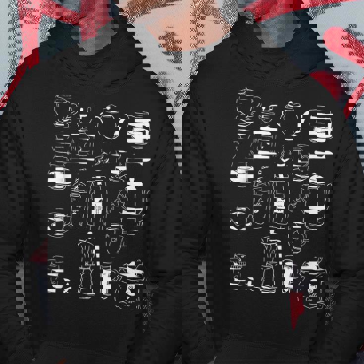 コーヒー柄 カフェイン エスプレッソ カプチーノ カフェインレス カフェ パーカー 面白い贈り物