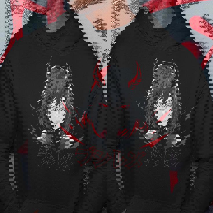 ゴシック アニメ 鬼 わいふ かわいい 日本 漫画 ヴェイパーウェーブ パーカー 面白い贈り物