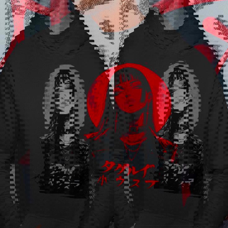 ゴシック アニメ 鬼 わいふ かわいい 日本 漫画 ヴェーパーウェア レトロ パーカー 面白い贈り物