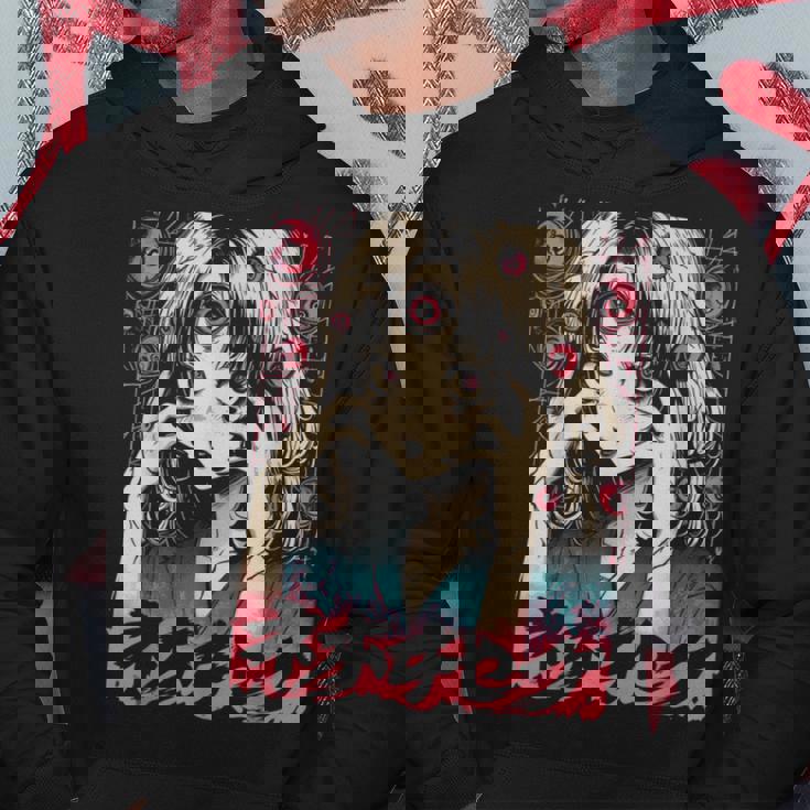 ゴス グランジ 鬼 アニメ 少女 ワイフ ホラー オルト 美学 パーカー 面白い贈り物