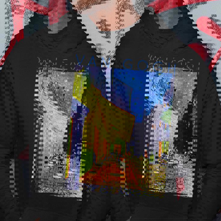 ゴッホ 夜のカフェテラス パーカー 面白い贈り物