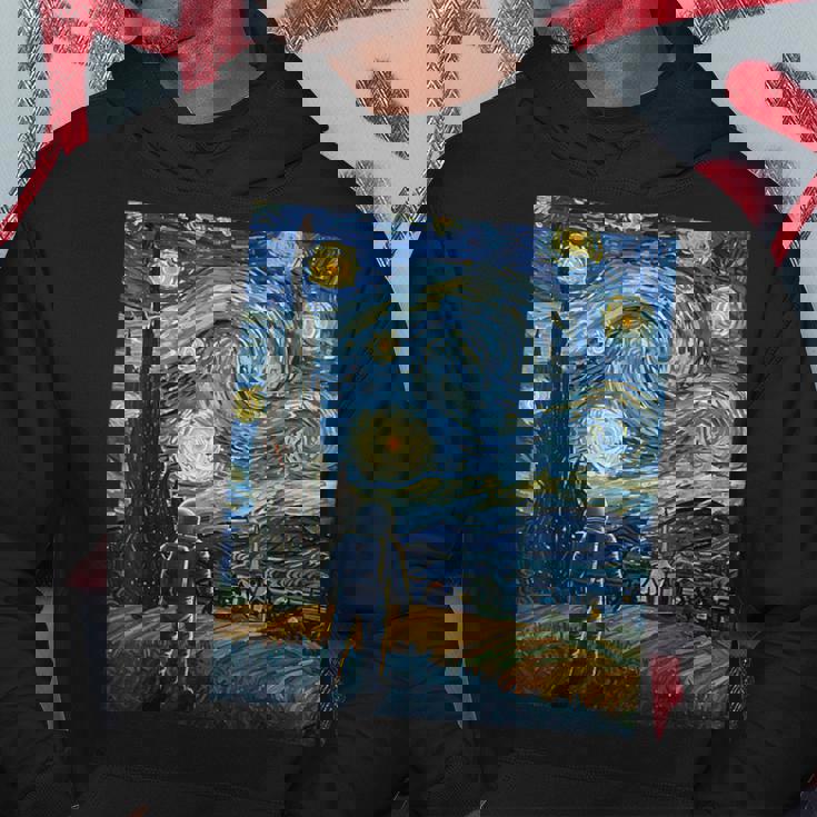 ゴッホにインスパイアされた先見の明のある宇宙飛行士未来の宇宙飛行士 パーカー 面白い贈り物