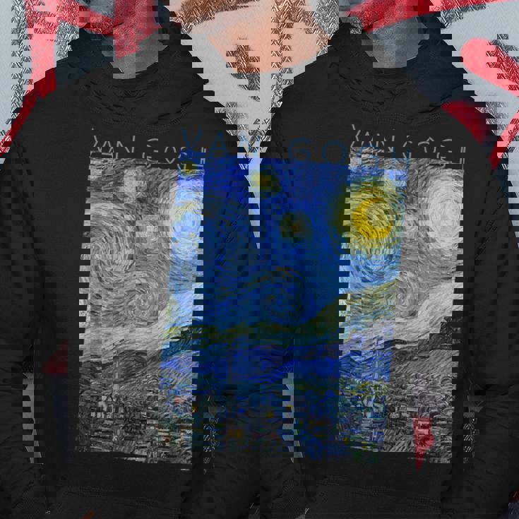 ゴッホ星月夜 パーカー 面白い贈り物