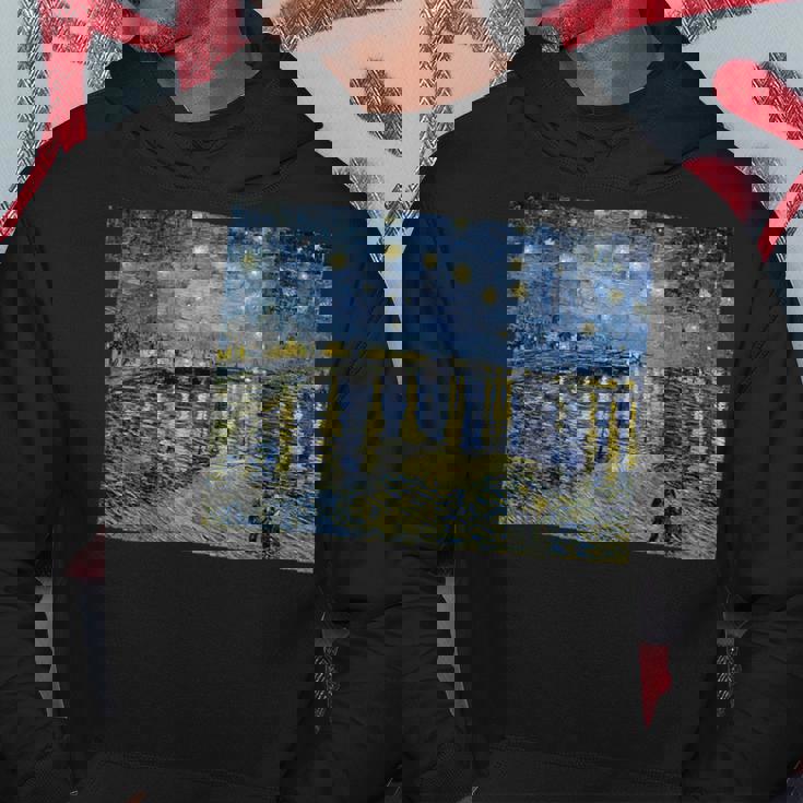 ゴッホ／ローヌ川の星月夜【世界の名画】（高精細画質）フィンセント・ファン・ゴッホ Gogh 美術館アート パーカー 面白い贈り物