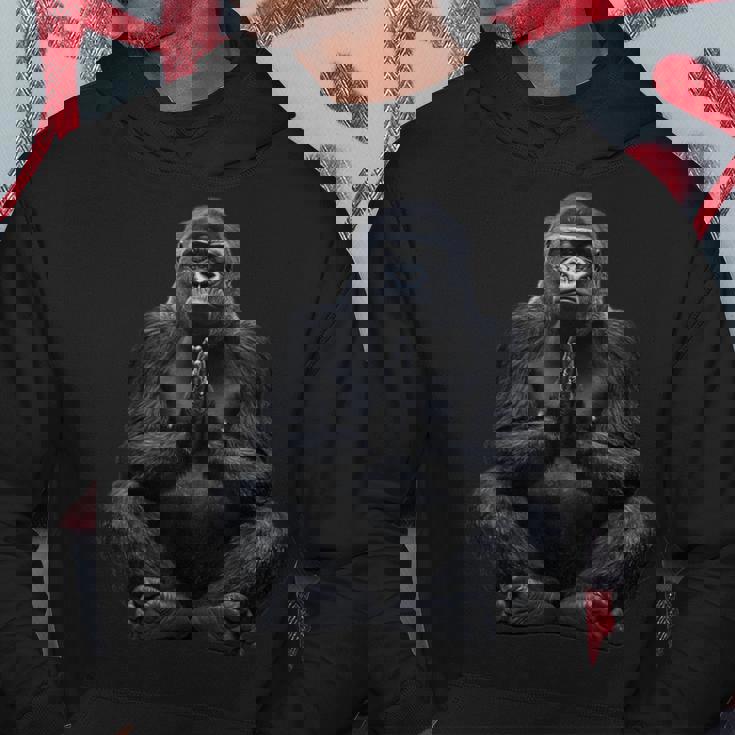 ゴリラヨガ パーカー 面白い贈り物