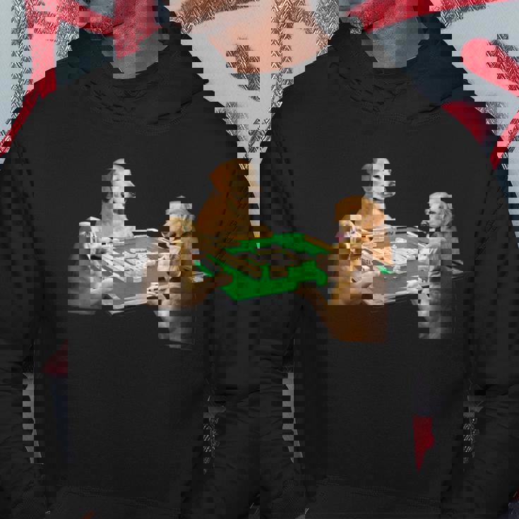 ゴールデンレトリバー イヌ 麻雀 面白いtシャツ 犬 メンズ おもしろ 面白い 服 おもしろグッズ ネタ パーカー 面白い贈り物