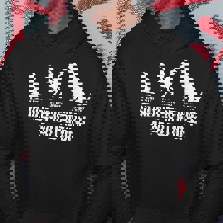 ゴールデンレトリバーオーナーのためのゴールデンレトリバーの進化 パーカー 面白い贈り物