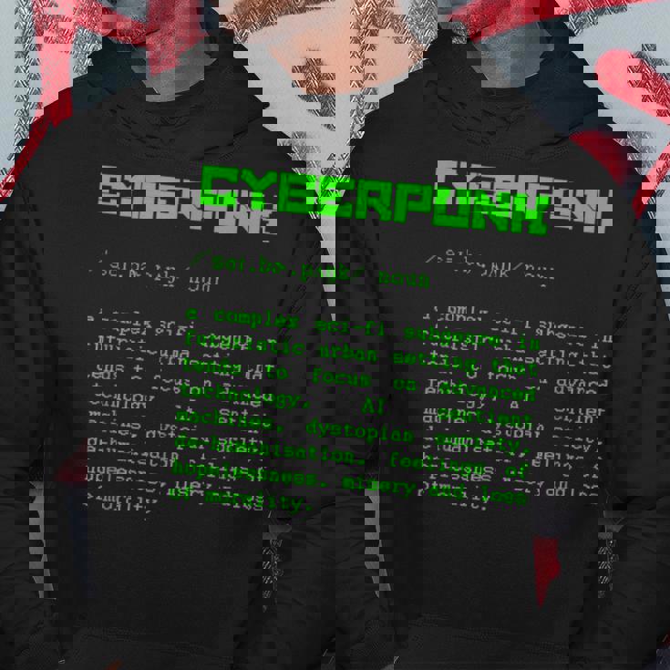 サイバーパンクの単語定義 パーカー 面白い贈り物