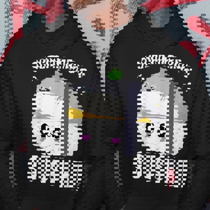 サカバンバスピス寿司 魚ミーム 和食 パーカー 面白い贈り物