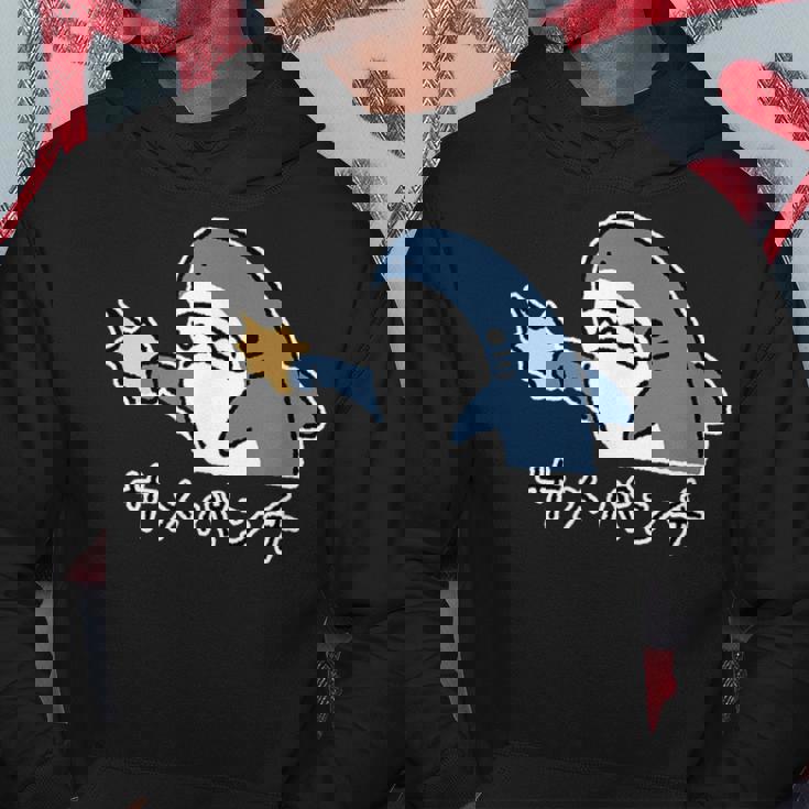 サメパンチ パンチを繰り出すサメ さめ 鮫 おもしろ パーカー 面白い贈り物