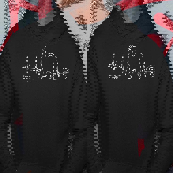 サモエドハートビート-サモエド パーカー 面白い贈り物