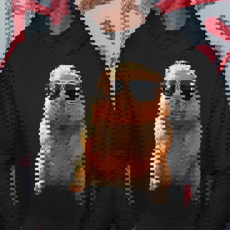 サングラスをかけたウォンバット オーストラリア かわいい ウォンバット パーカー 面白い贈り物