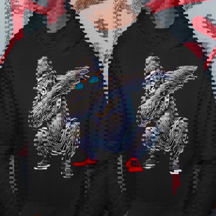 サングラスをかけたダブダンスのゴリラ猿 パーカー 面白い贈り物