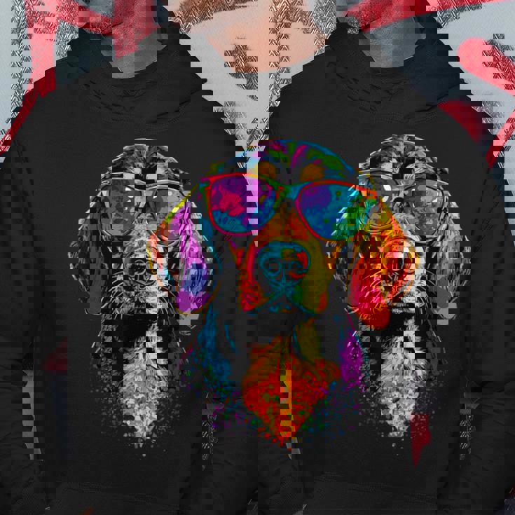 サングラスをかけたビーグル ビーグル子犬 かわいい イングリッシュビーグル パーカー 面白い贈り物