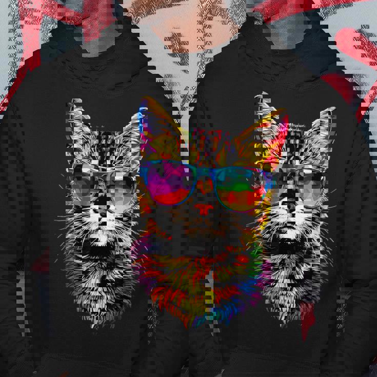 サングラスをかけたベンガル猫 レオパデット かわいいベンガル猫 パーカー 面白い贈り物