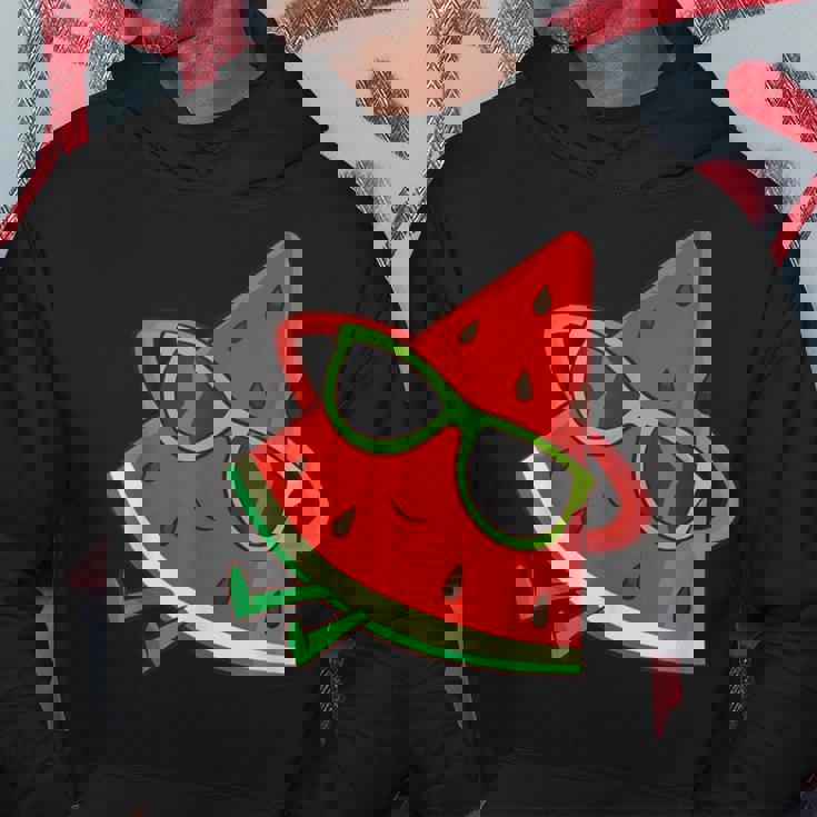 サングラス面白いスイカとスイカの夏のメロン パーカー 面白い贈り物