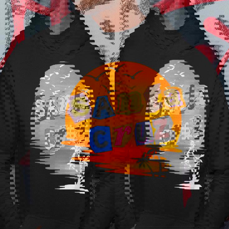 サンタクルーズサンセット パーカー 面白い贈り物