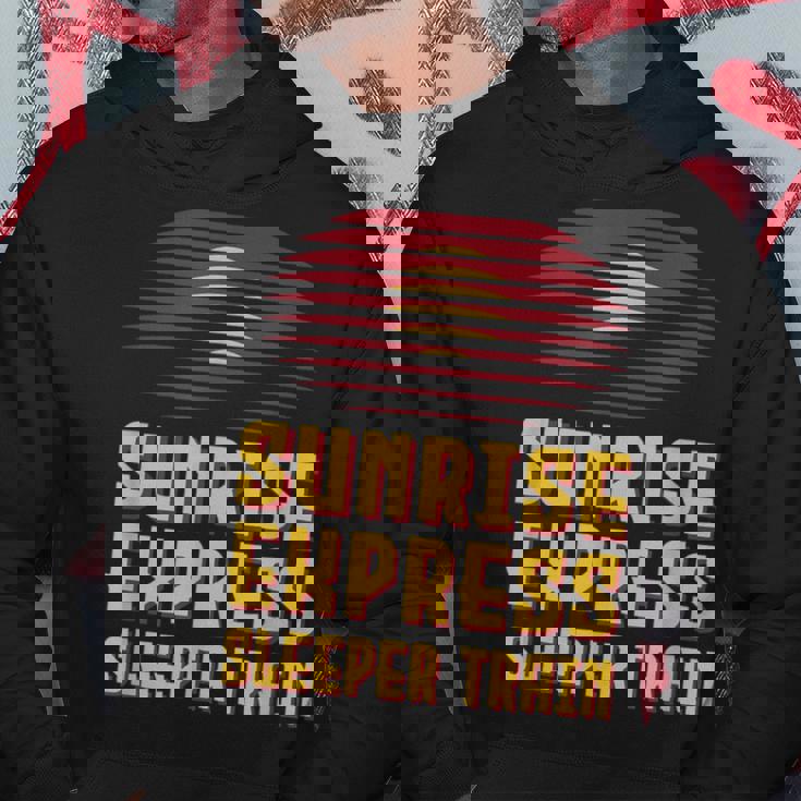 サンライズ特急電車 日本 東京 岡山 出雲 高松 パーカー 面白い贈り物