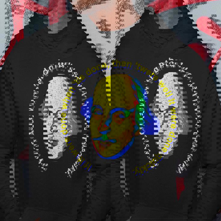 シェイクスピアがマクベスの言葉を引用したらそれが終わったら終わった パーカー 面白い贈り物