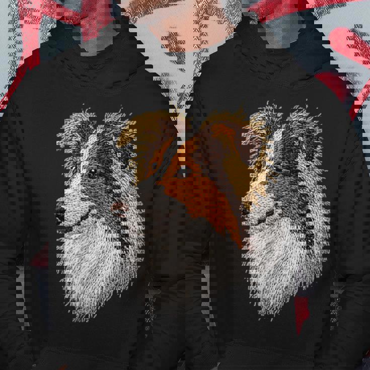 シェットランド・シープドッグ かわいい子犬の顔 犬好き ペット飼い主 パーカー 面白い贈り物