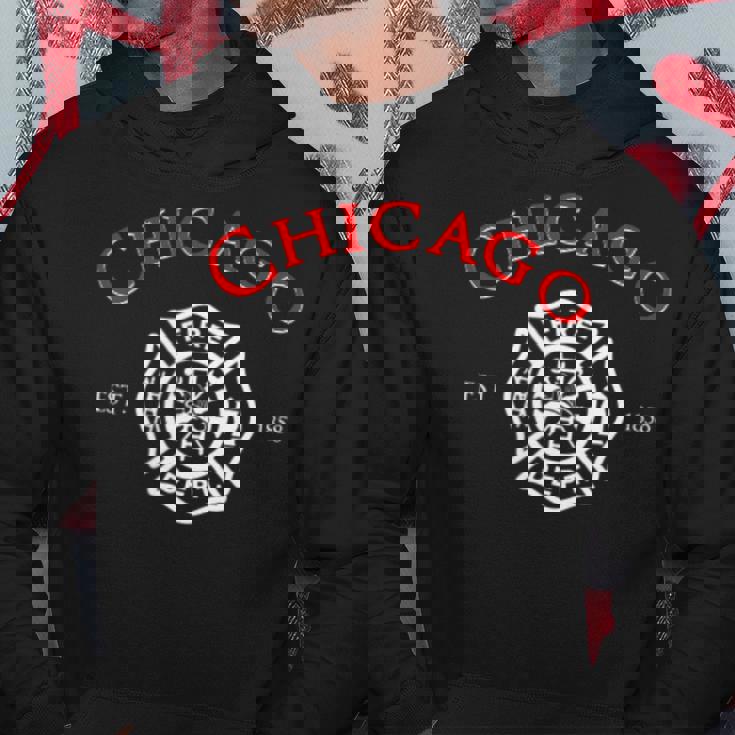 シカゴ イリノイ 消防士 消防士 消防士 パーカー 面白い贈り物