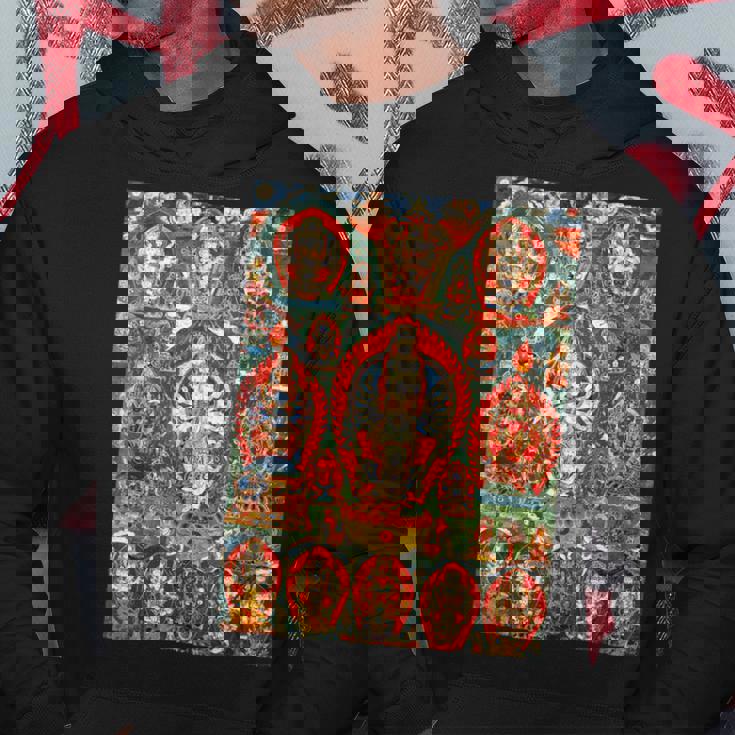 シッダ ラクシュミ チベット仏教 タンカ 曼荼羅 仏教 パーカー 面白い贈り物