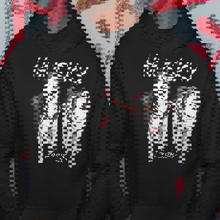 シベリアンハスキーパワーすごいかわいいハスキー パーカー 面白い贈り物