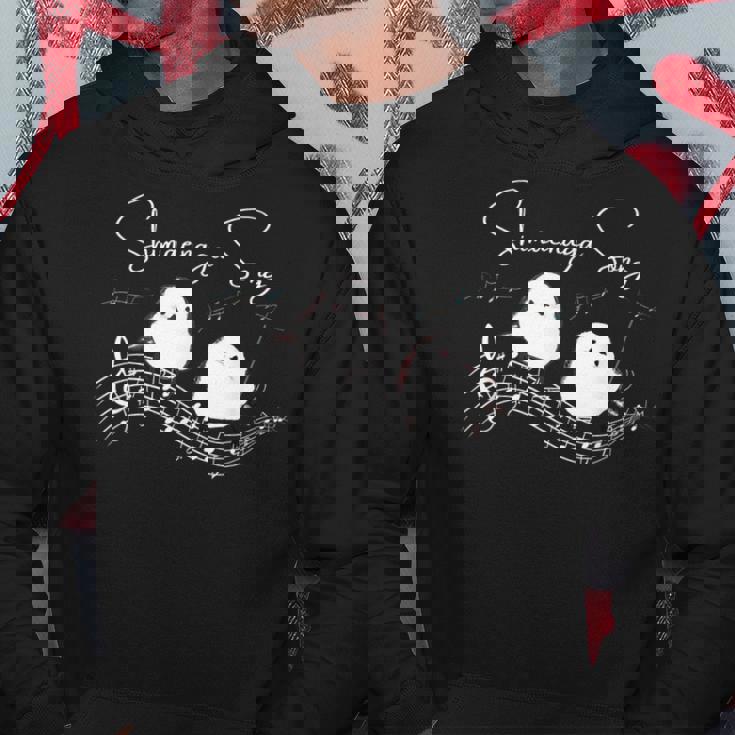 シマエナガの歌声 パーカー 面白い贈り物