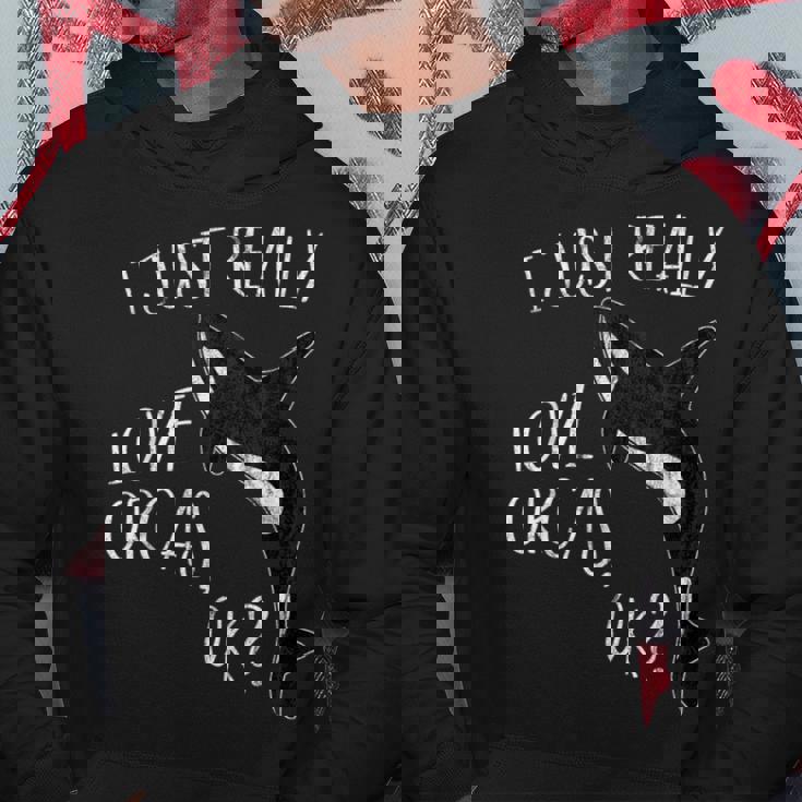 シャチが好きなだけなんだシャチ パーカー 面白い贈り物