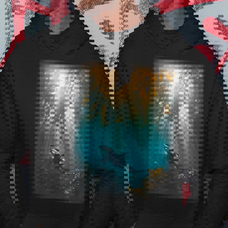 シャチが特徴的なシャチ。 パーカー 面白い贈り物