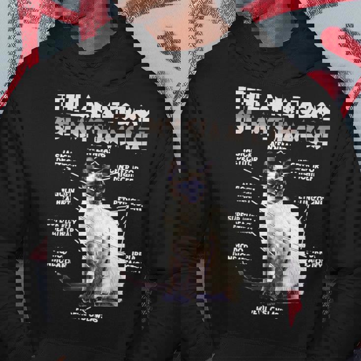 シャム猫パーカー 面白い贈り物