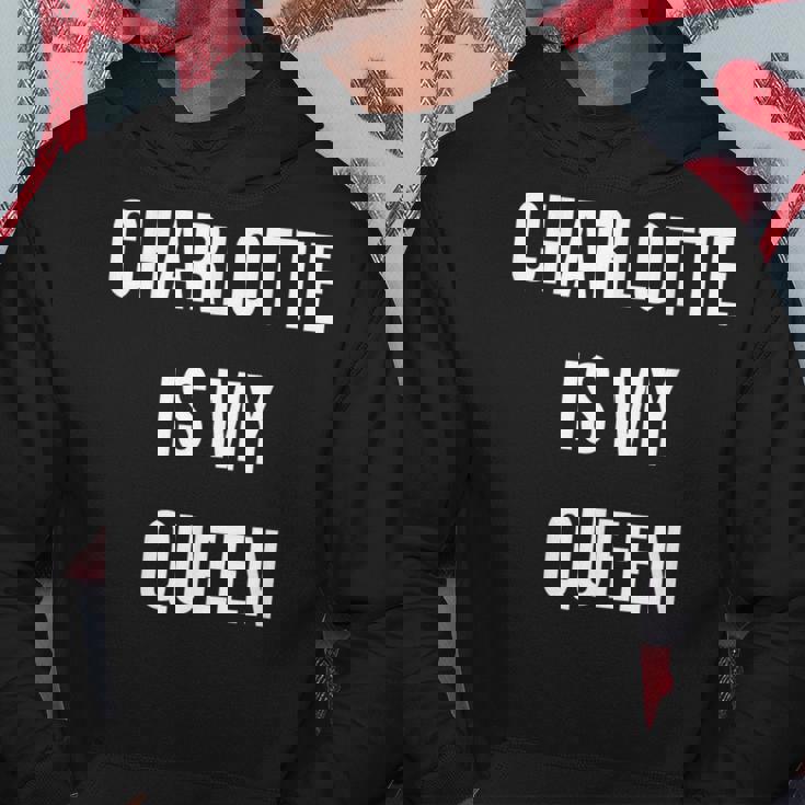 シャーロット・イズ・マイ・クイーン パーカー 面白い贈り物