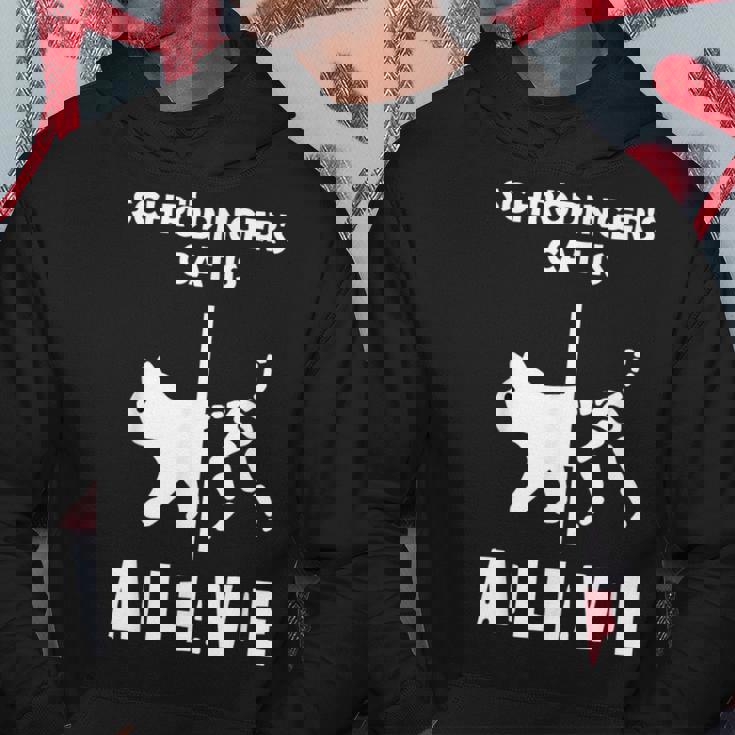 シュレディンガーの猫-死んで生きている-物理オタク パーカー 面白い贈り物