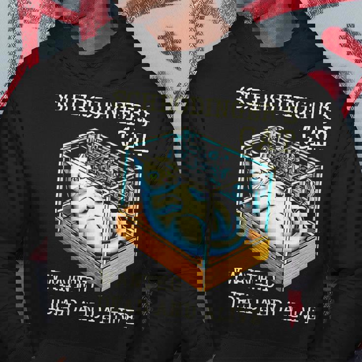 シュレディンガーの猫指名手配教授 科学物理教師 パーカー 面白い贈り物