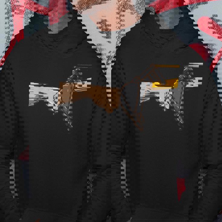 ショベルカー バケット 拳 バンプダッド ジョーク 面白い相棒 人生用 パーカー 面白い贈り物