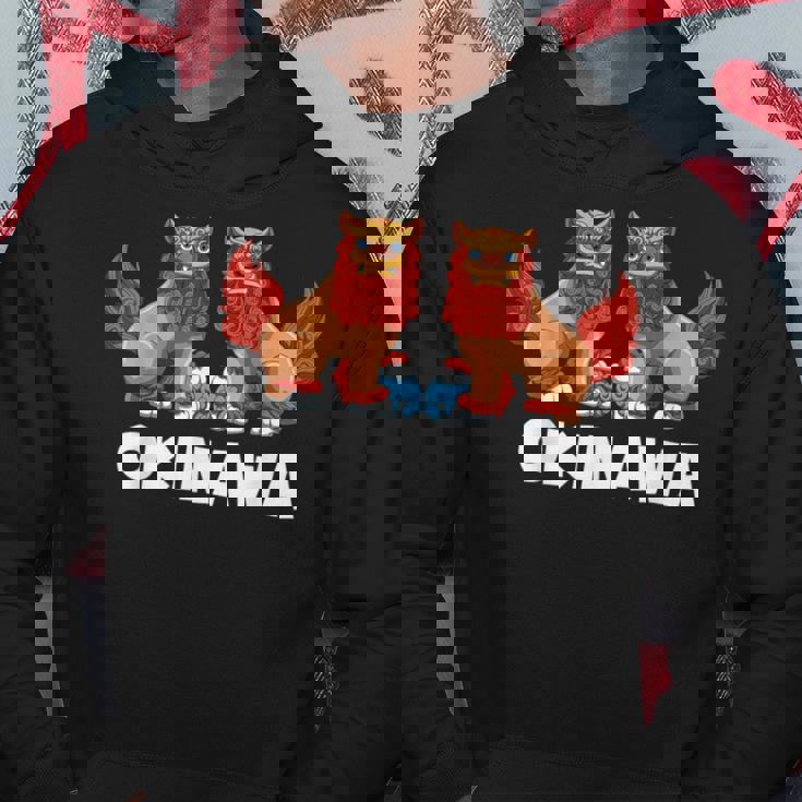 シーサー犬沖縄 パーカー 面白い贈り物