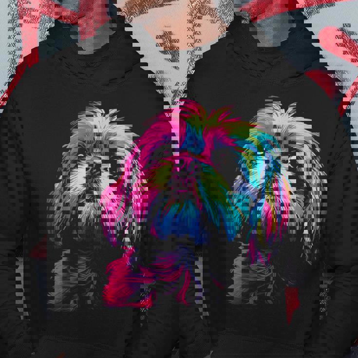 シーズー グラフィック ペット イラスト 犬 シーズー パーカー 面白い贈り物