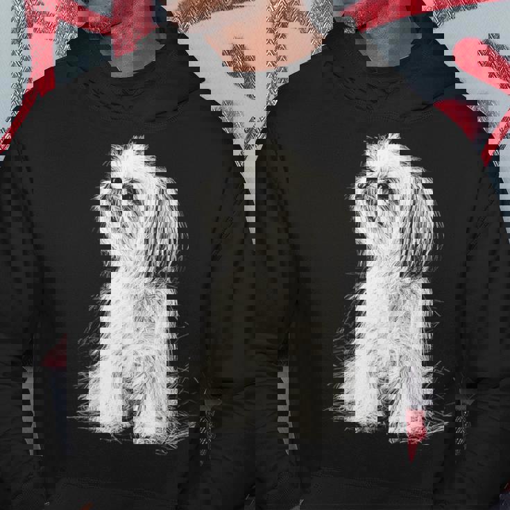 シーズー 犬 グラフィック ペット イラスト シーズー パーカー 面白い贈り物