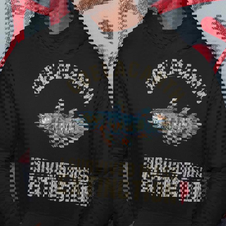 シーラカンス深層水化石絶滅サバイバーシーラカンス。 パーカー 面白い贈り物