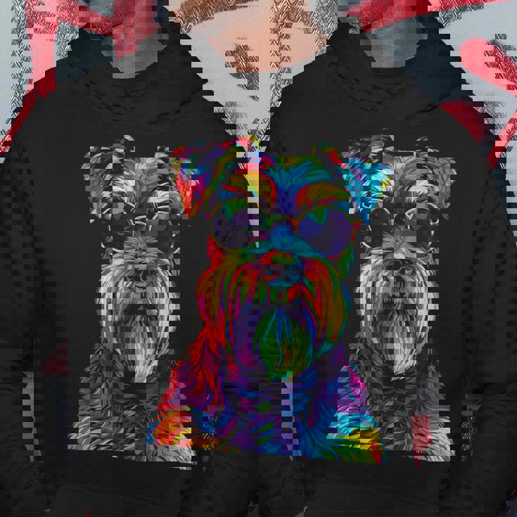 ジャイアントシュナウザー愛好家 ポップアート 面白い ジャイアントシュナウザー 犬 パーカー 面白い贈り物