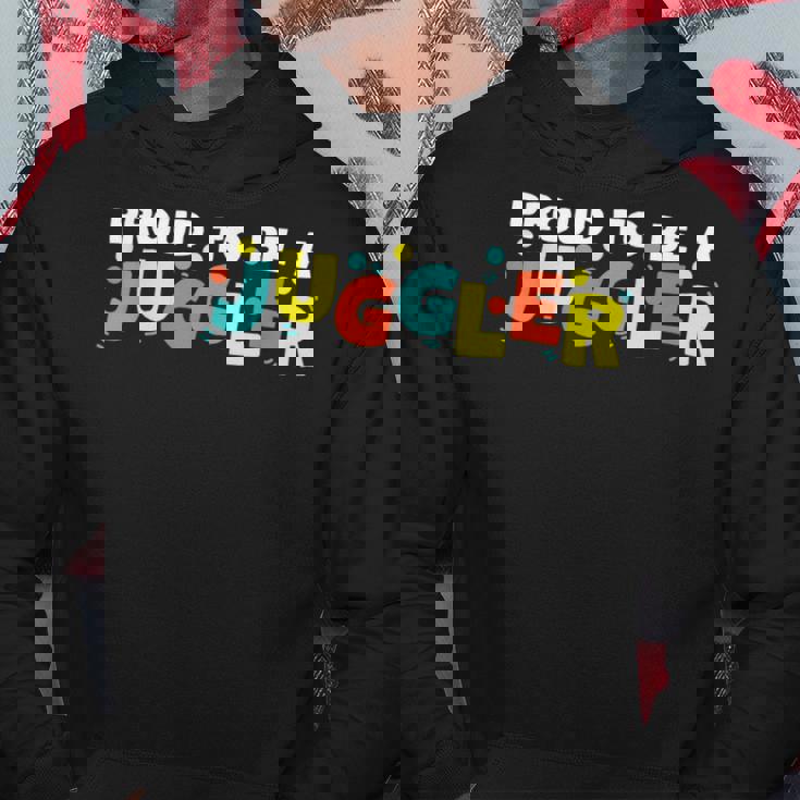 ジャグラーであることを誇りに思う パーカー 面白い贈り物