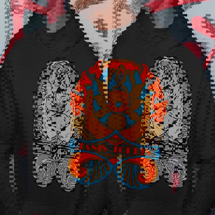 ジャニス・ジョプリン パールアールヌーボー 蓮の花 パーカー 面白い贈り物