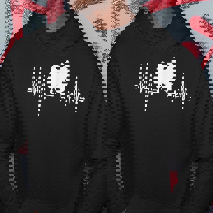 ジャパニーズ・スピッツ・ハートビート・ドッグ・ラバー パーカー 面白い贈り物